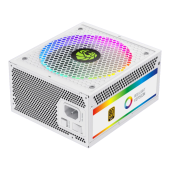 Блок питания GameMax RGB-Smart 850 PRO WH (2141-0850B0033) [850 Вт, 80 PLUS Gold, 8x SATA, 3 x 6+2 pin PCIe, 2x 4+4 pin CPU, ATX]