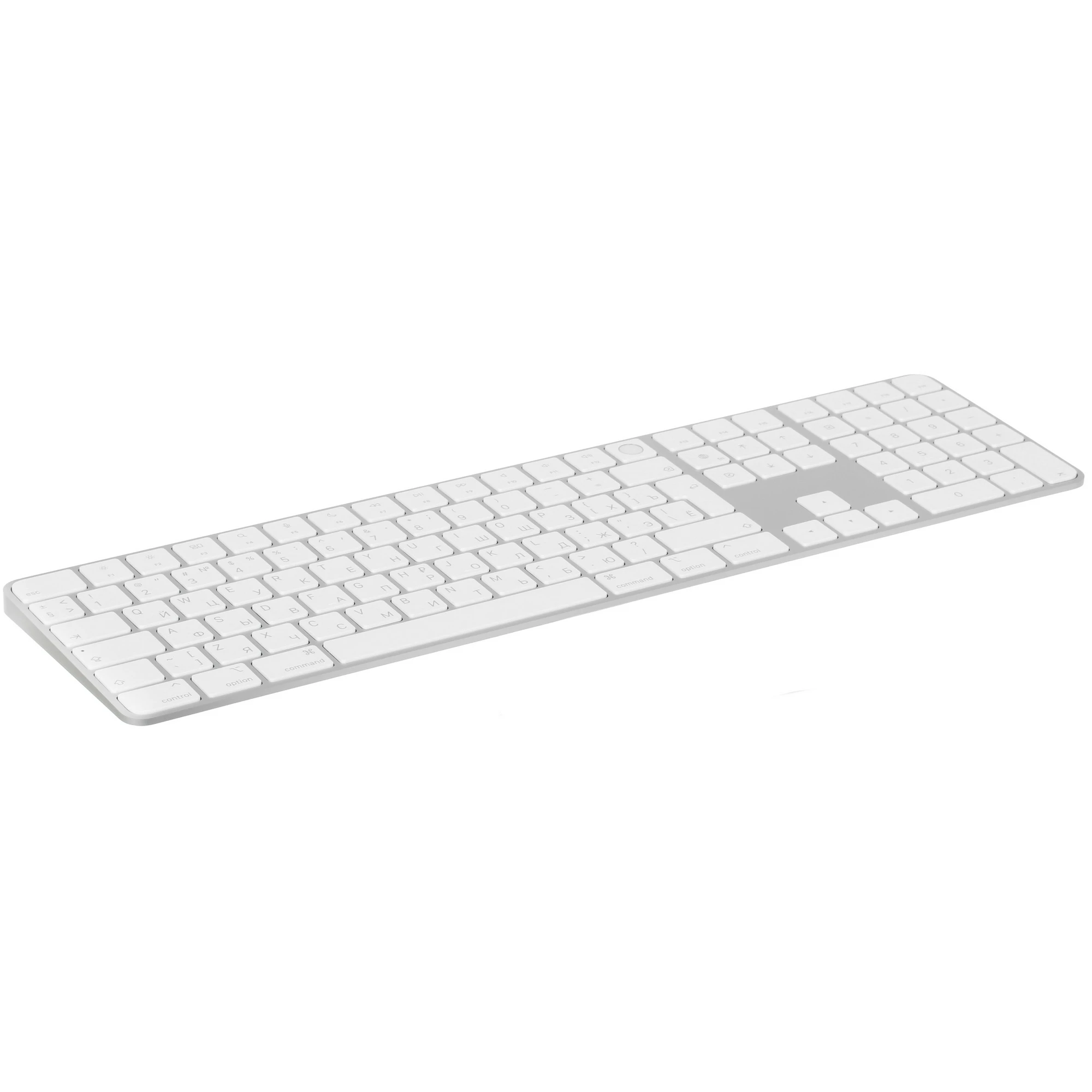 Клавиатура Apple Magic Keyboard с Touch ID (MK2C3RS/A) [ножничная, беспроводная, серебристая]