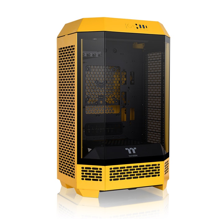 Корпус Thermaltake The Tower 300 Bumblebee (CA-1Y4-00S4WN-00) [Mini Tower, 2x 140 мм, желтый]