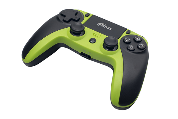 Геймпад беспроводной Ritmix GP-062BTH черный+зеленый