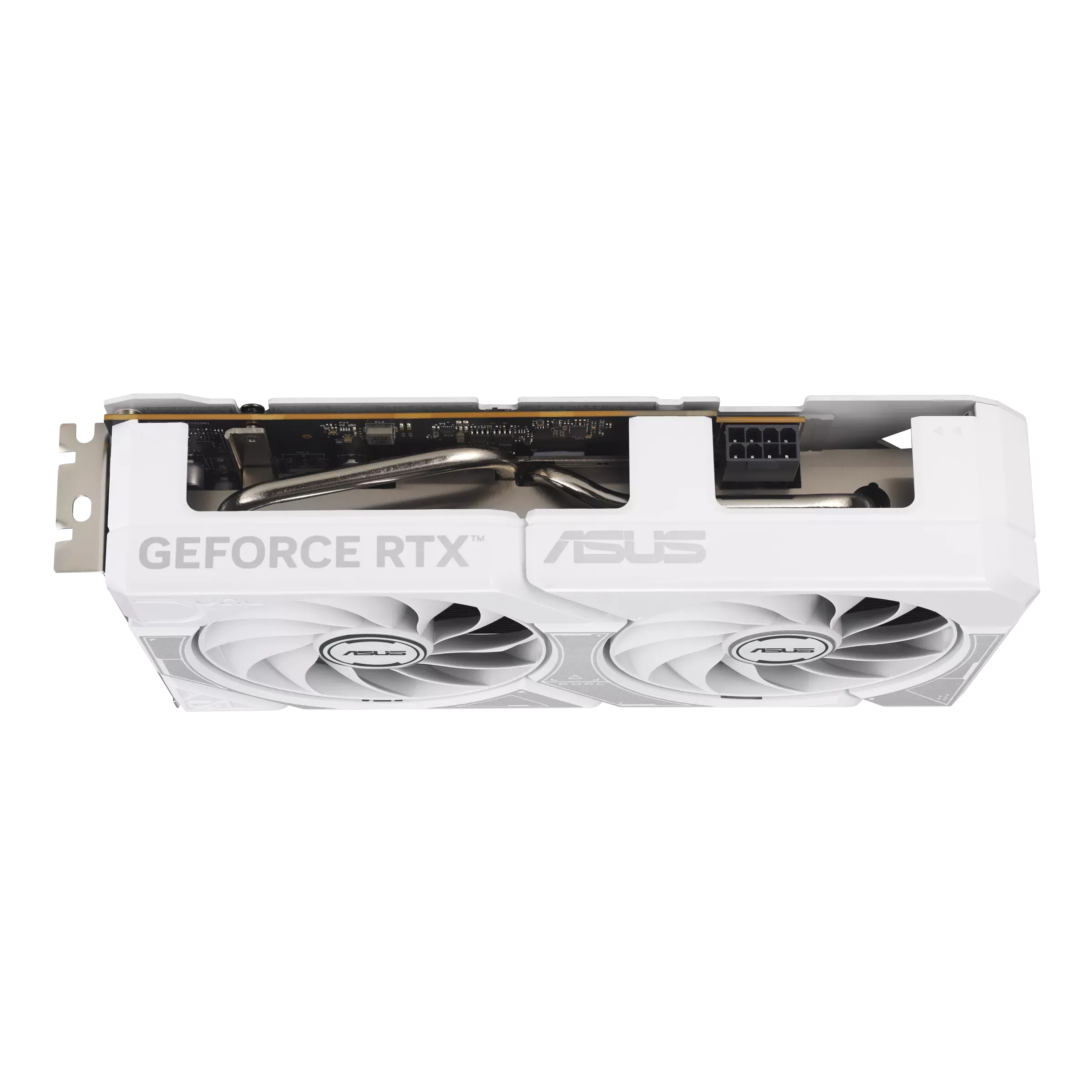 Видеокарта Asus GeForce RTX5060 8Gb DUAL OC Edition White (DUAL-RTX5060-O8G-WHITE) [8 ГБ, GDDR7, 128 бит, HDMI, DisplayPort (3 шт)]