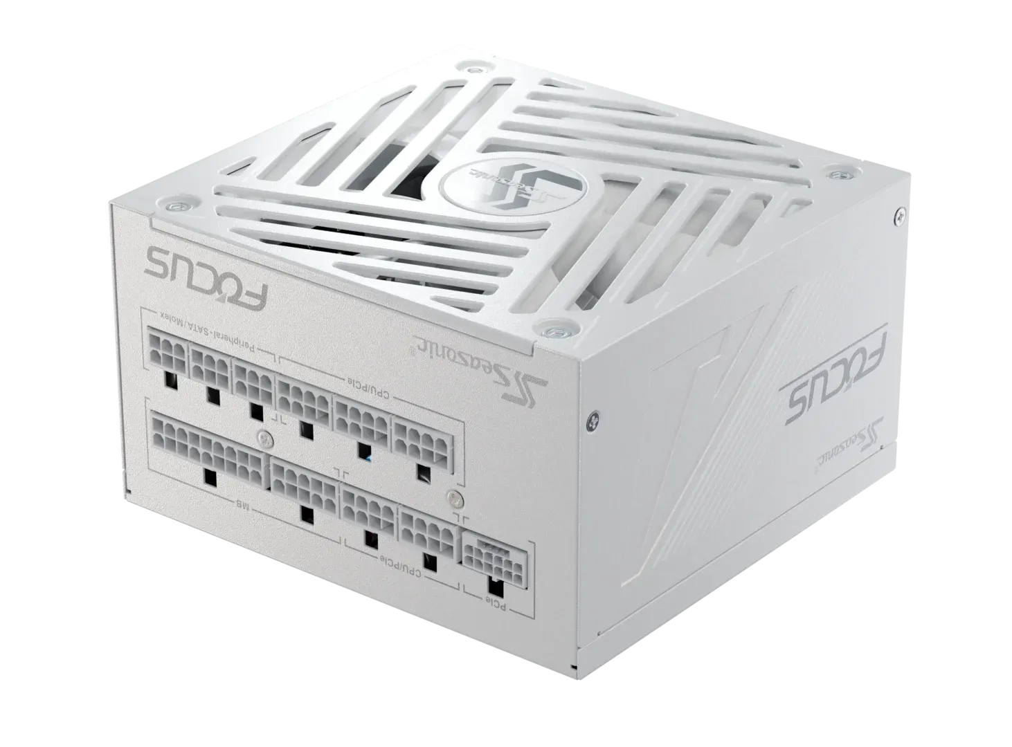 Блок питания Seasonic Focus GX-850-V4-White (SRP-FGX851-A5A32SF) [850 Вт, 80 PLUS Gold, 3x SATA, 1 x 16 pin (12VHPWR), 3 x 6+2 pin PCIe, 1x 4+4 pin CPU, ATX]