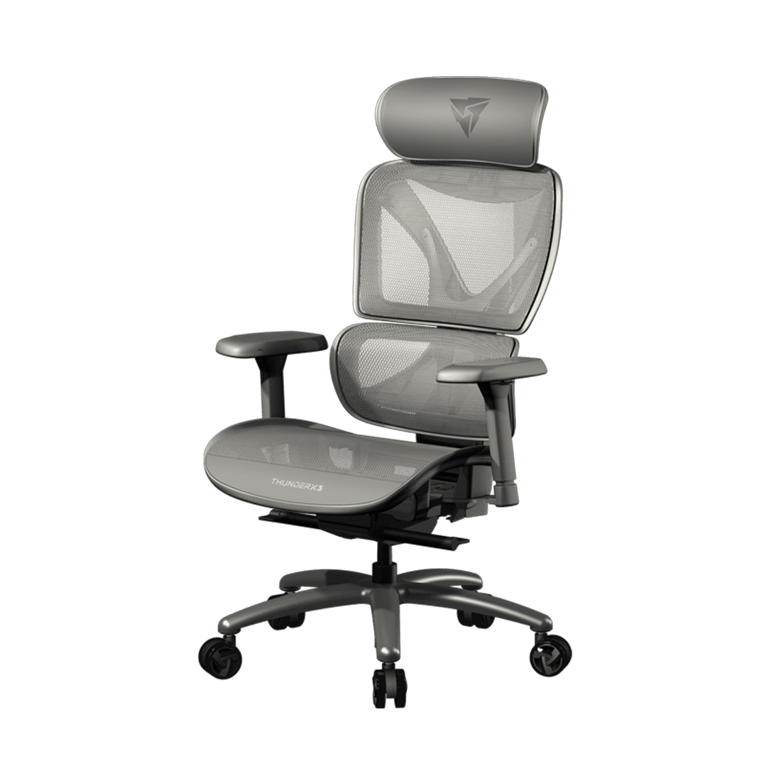 Игровое компьютерное кресло ThunderX3 XTC-Mesh Grey (TEGC-3054104.41) Серый