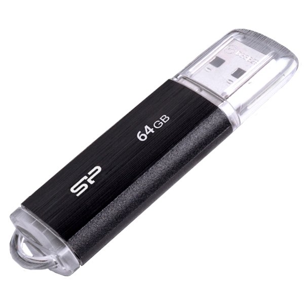 USB Флеш Silicon Power Ultima - U02 64ГБ (SP064GBUF2U02V1K) USB 2.0, Черный