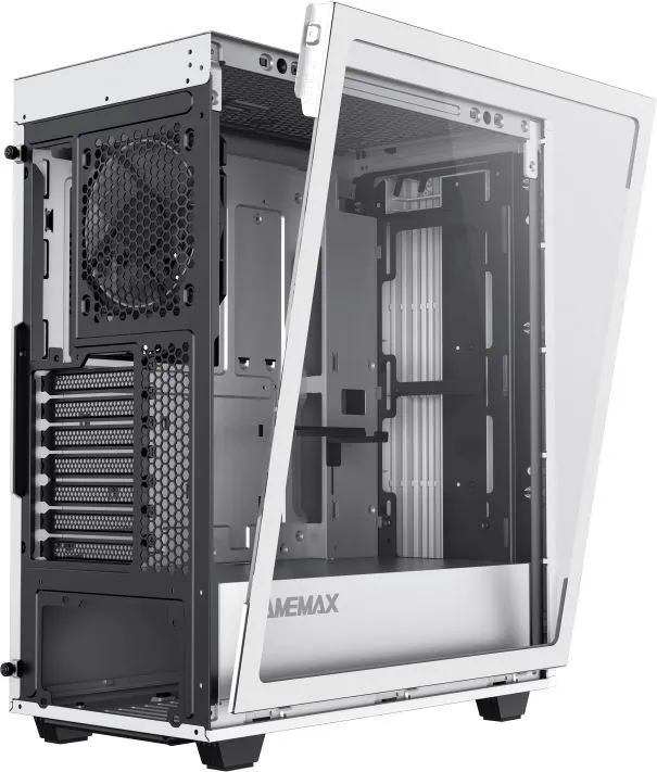 Корпус GameMax Precision 2 White (1128-8008R0013) [Midi Tower, 1 х 120 мм, белый]