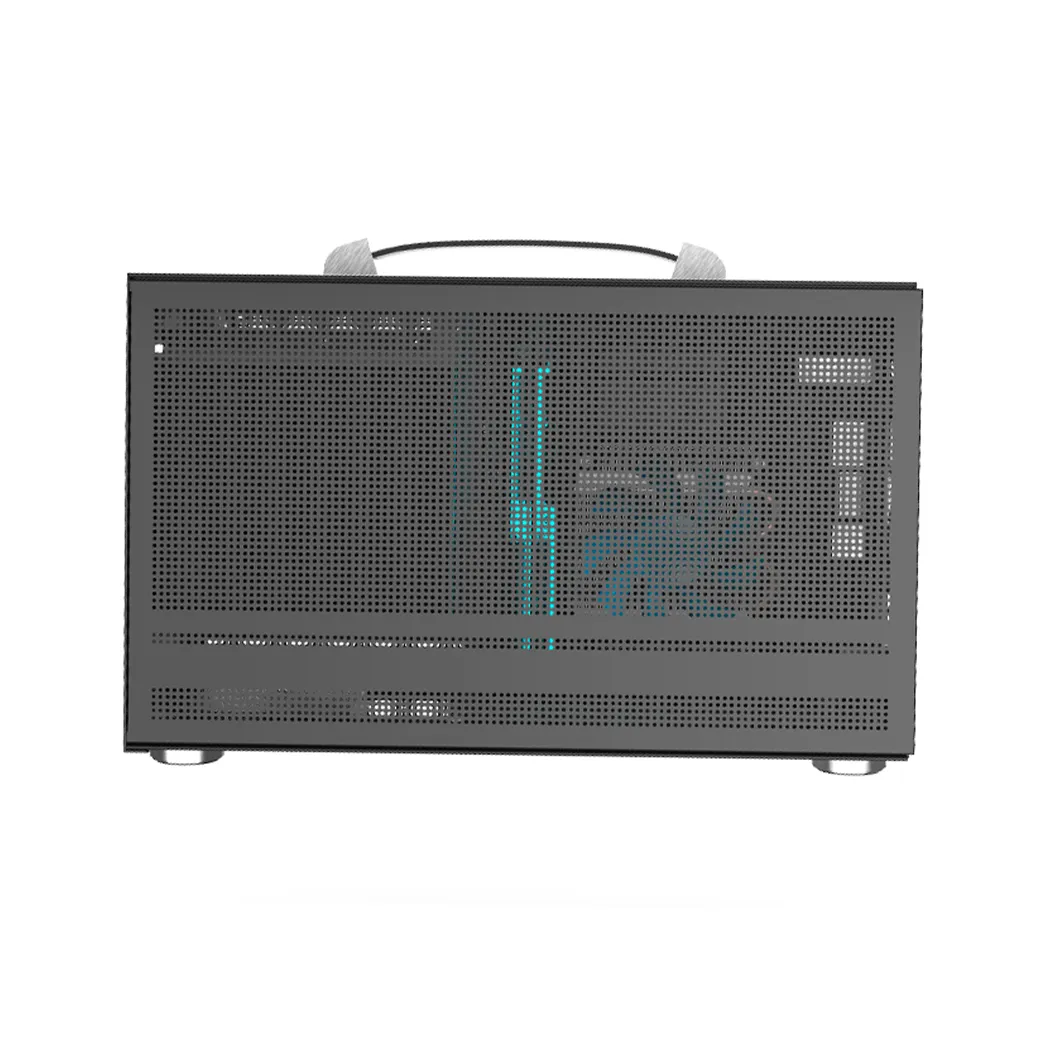 Корпус PCCooler I100 PRO MESH GY [Mini Tower, Без вентиляторов, серый]