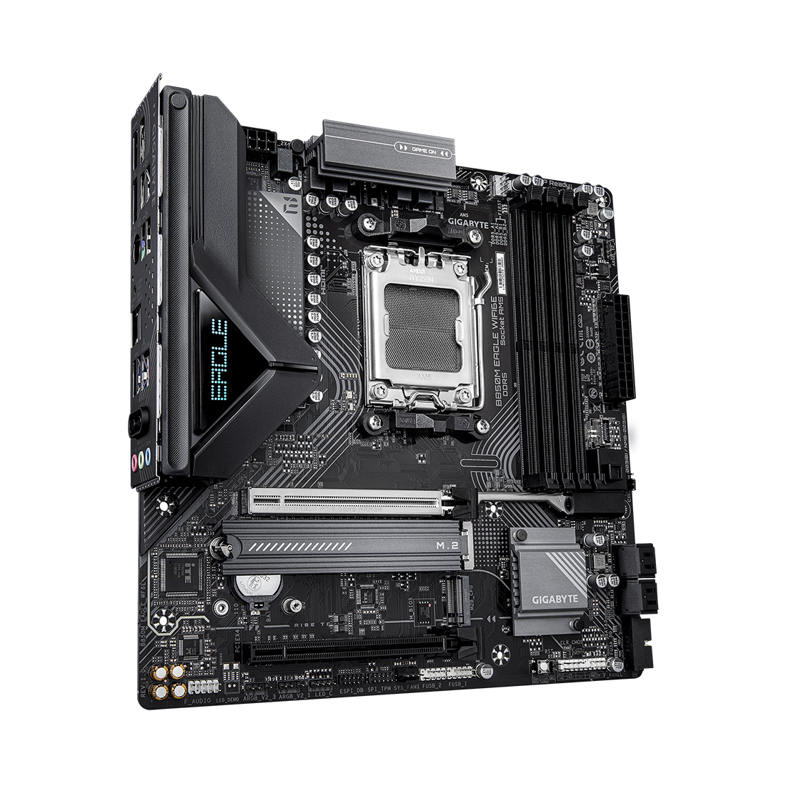 Материнская плата Gigabyte B850M EAGLE WF6E [AM5, AMD B850, 4xDDR 5, 2xM.2, 2xPCI-E x16, Micro-ATX]