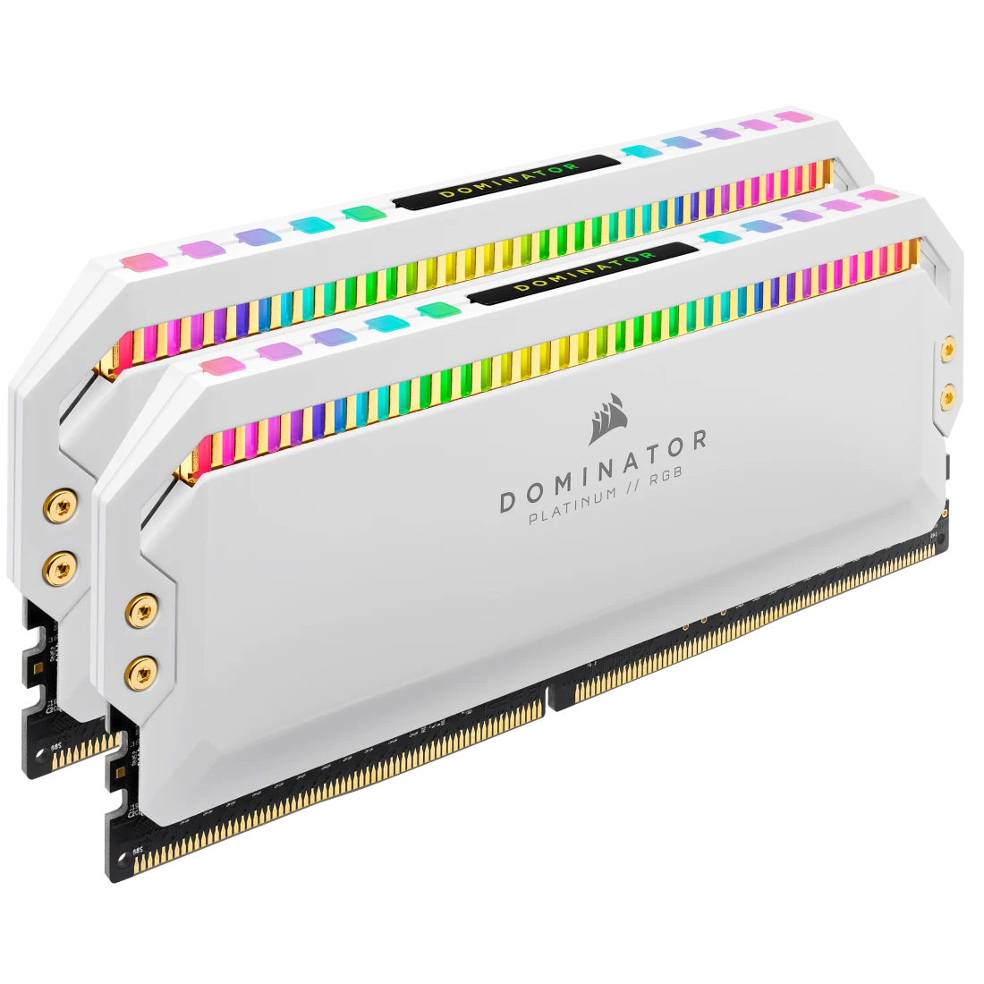 Комплект оперативной памяти Corsair DOMINATOR PLATINUM RGB (CMT16GX4M2C3200C16W) [16 ГБ, DDR 4, 3200 МГц, 1.35 В, подсветка, KIT]