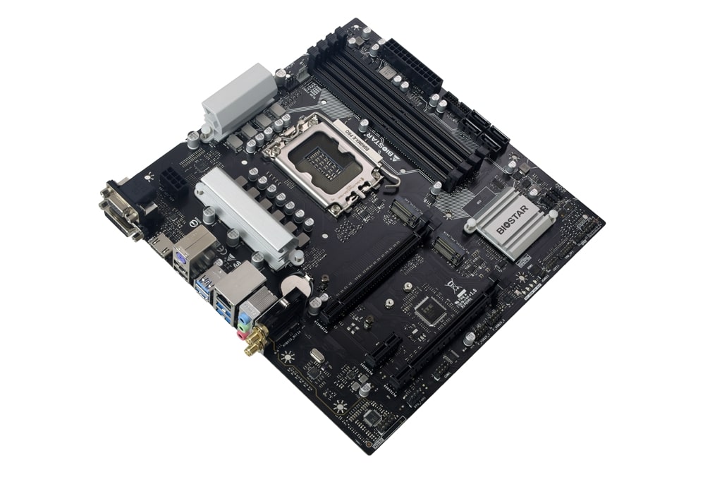 Материнская плата Biostar B660MX-E PRO [LGA 1700, Intel B660, 4xDDR 4, 2xM.2, 2xPCI-E x16, Micro-ATX]