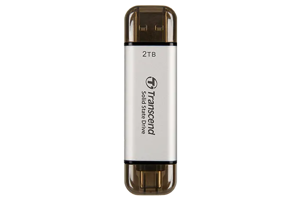 Внешний SSD-накопитель Transcend ESD310S (TS512GESD310S) [512 ГБ, USB 3.2 Gen 2 Type C, 1050/950 МБ/с]