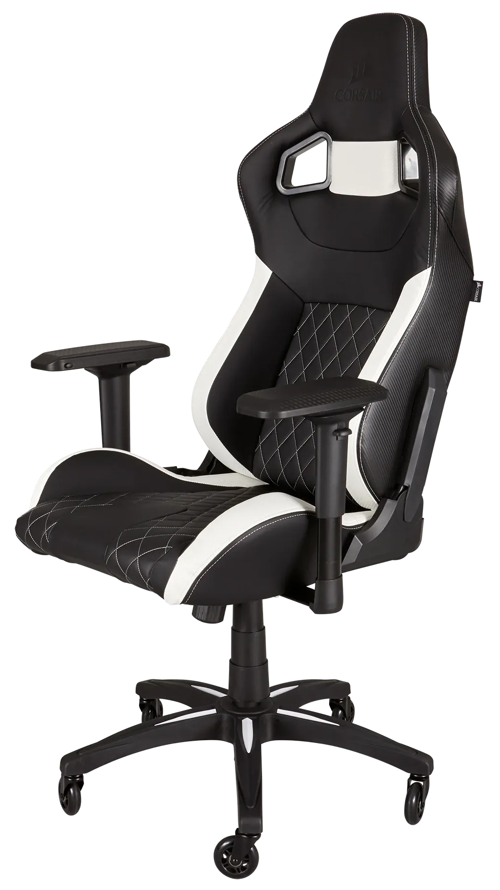 Игровое кресло CORSAIR T1 RACE 2023 Fabric Gaming Chair (CF-9010060-WW) черный / белый
