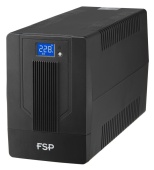 ИБП FSP iFP 1000 600W/батареи 12V 7Ahx2/2xUSB/RJ45/4 розетки Euro/ЖК дисплей