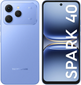 Смартфон Tecno SPARK 40 [6.67", 256 ГБ, 8 ГБ, Голубой]