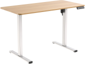 Стол регулируемый FlexiSpot FQ2-WM-1260, Oak-White, Белый / Бежевый