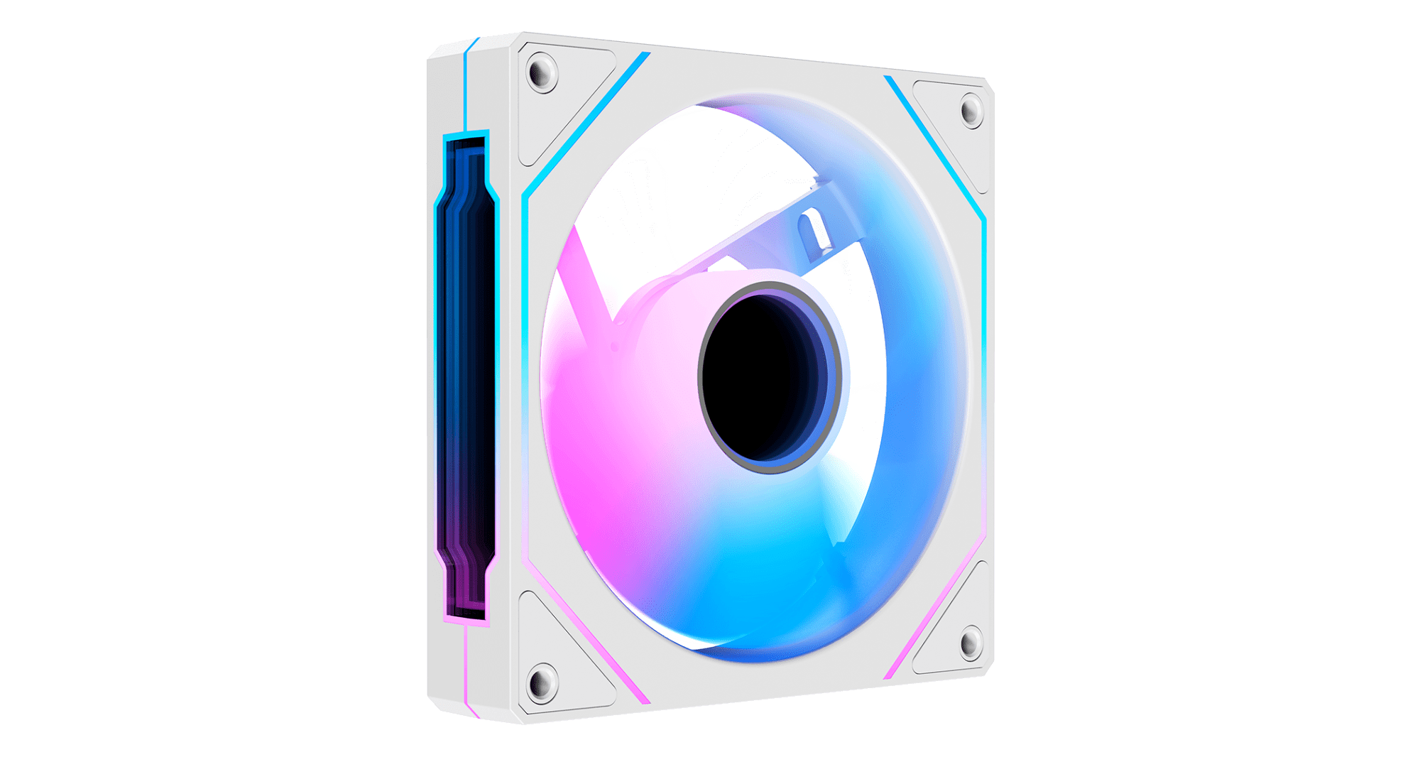 Вентилятор для корпуса Ocypus Gamma F12 WH ARGB REVERSE BLADE 1x(120x120x25mm) 800-1600RPM Белый