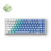 Клавиатура MCHOSE G75 PRO Arctic Snow (G75-12A) [механическая, проводная + беспроводная, RGB подсветка, Matcha Latte Switch V2, белая]