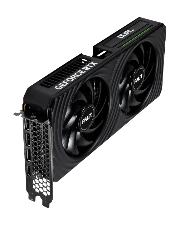 Видеокарта Palit RTX5050 DUAL 8G (NE65050019P1-GB2070D) [8 ГБ, GDDR6, 128 бит, HDMI, DisplayPort (3 шт)]