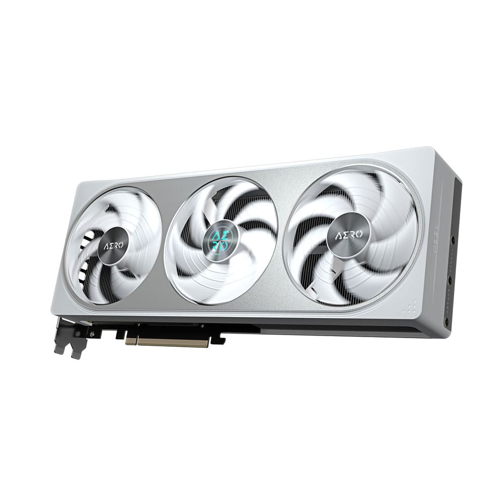 Видеокарта Gigabyte GeForce RTX 5070 AERO OC (GV-N5070AERO OC-12GD) [12 ГБ, GDDR7, 192 бит, HDMI, DisplayPort (3 шт)]