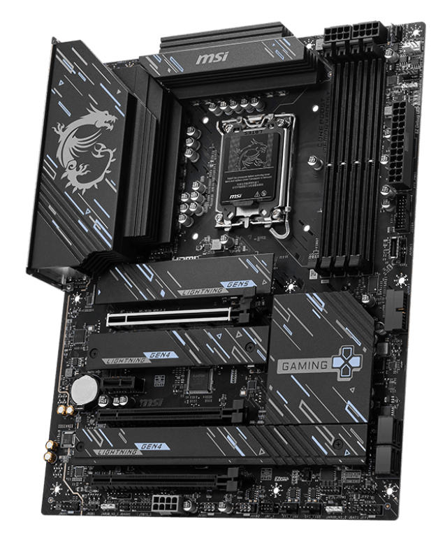 Материнская плата MSI Z890 GAMING PLUS WIFI [LGA 1851, Intel Z890, 4xDDR 5, 4xM.2, 3xPCI-E x16, Standard-ATX]