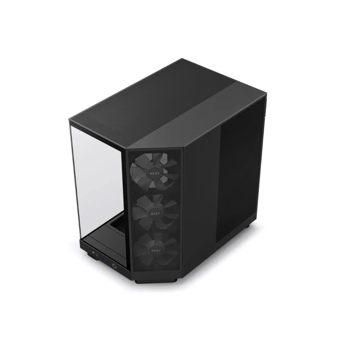 Корпус NZXT H6 Flow RGB (CC-H61FB-R1) [Midi Tower, 3x F120 RGB, черный]