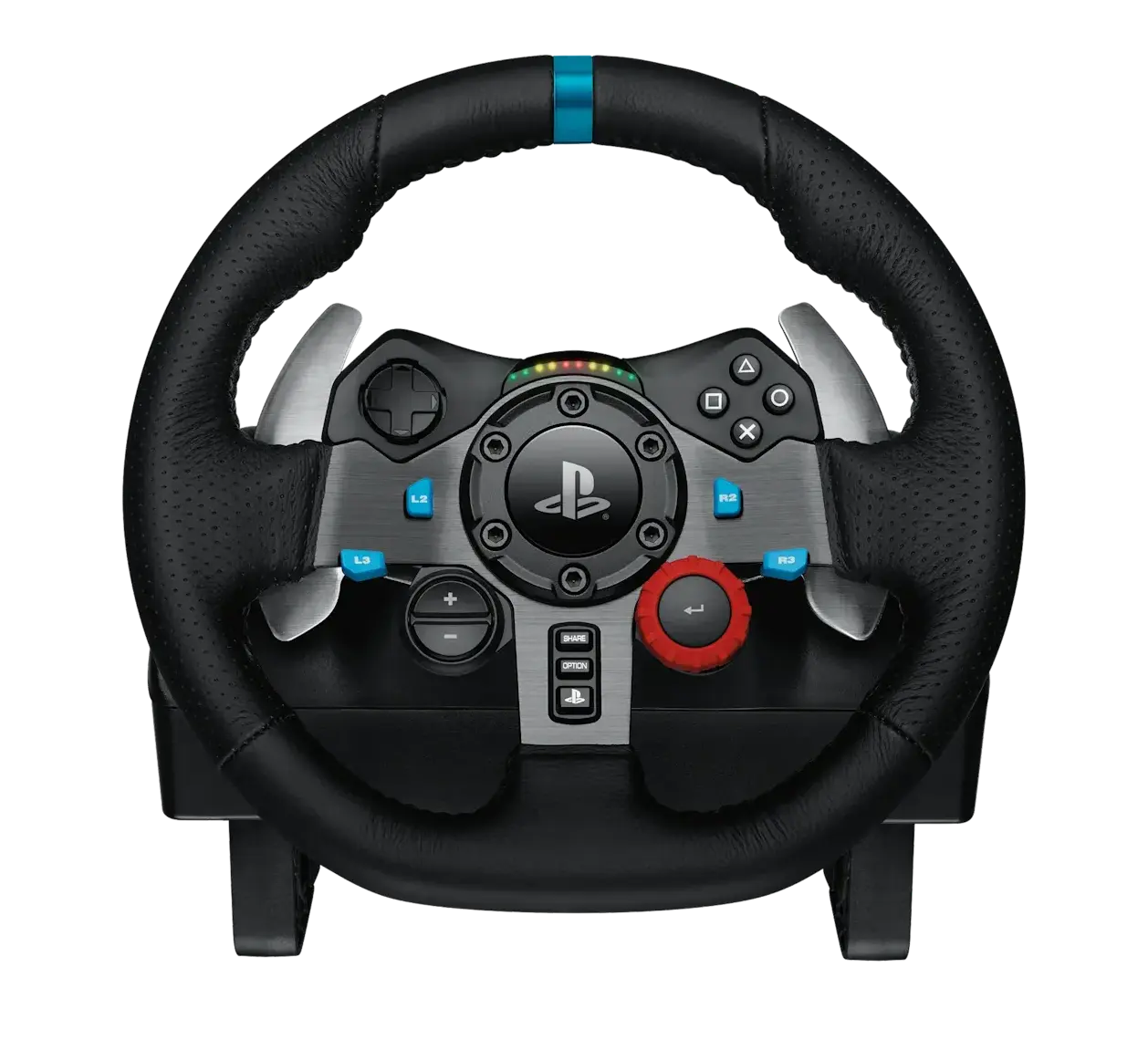 Контроллер для игровых симуляторов Logitech G29 Driving Force (руль и педали для PlayStation4, PlayStation3 и ПК) (M/N: W-U0002 / W-U0003) 941-000112