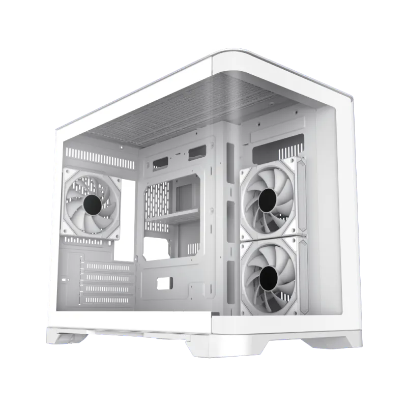 Корпус GameMax HYPE-M White (9101-0000R0186) [Mini Tower, 1 x 120 мм, белый]