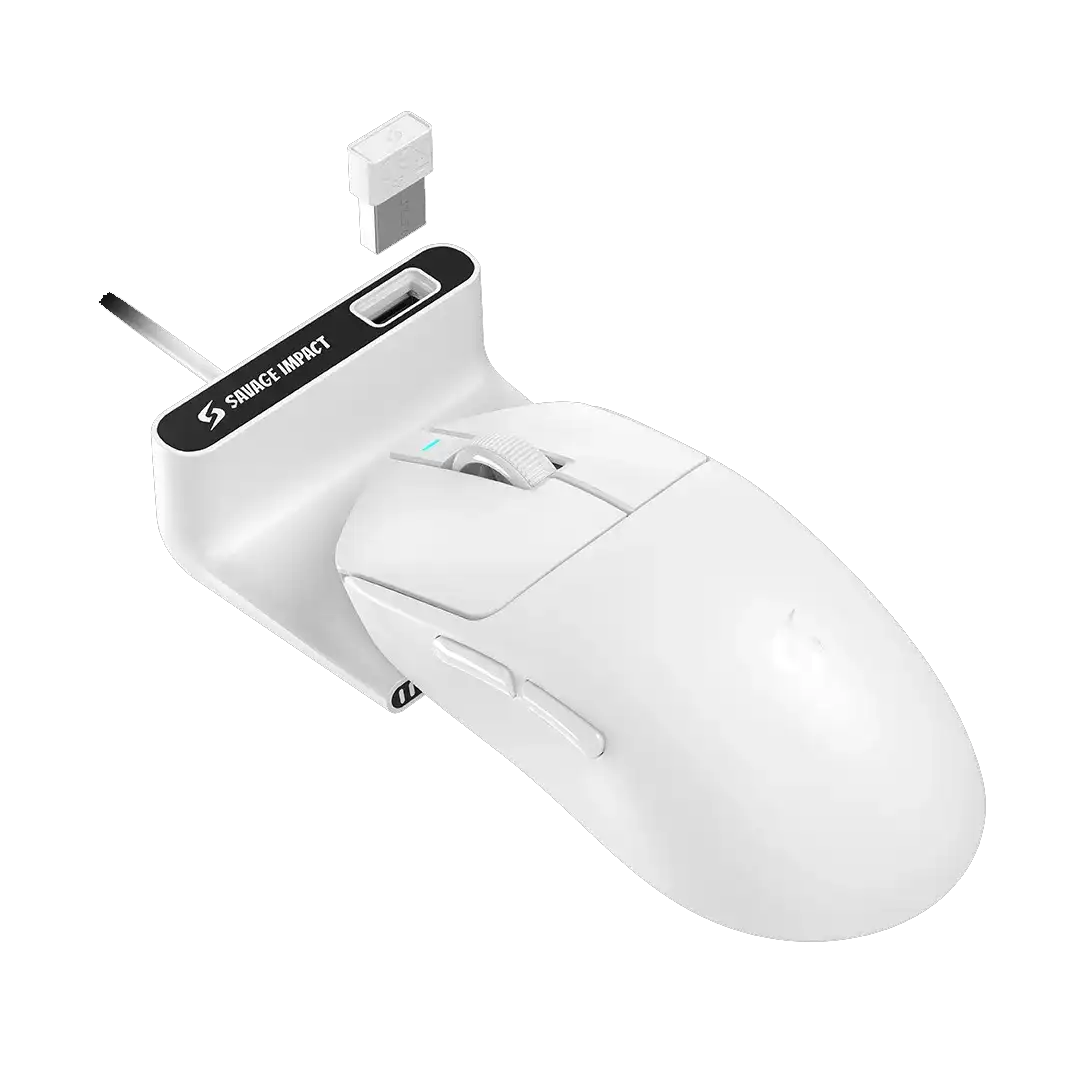 Мышь Bloody SG5 [беспроводная, светодиодная, 30000 DPI, 8000 Гц, белая]