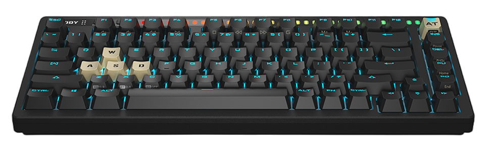 Клавиатура Bloody AT75 [механическая, проводная, RGB подсветка, Optical switches, черная]