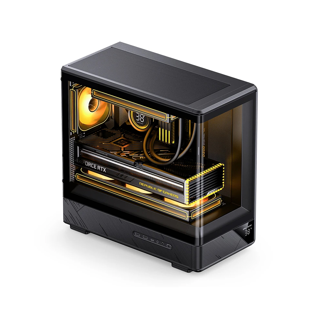 Корпус Jonsbo D200 (D200 Black) [Mini Tower, черный]