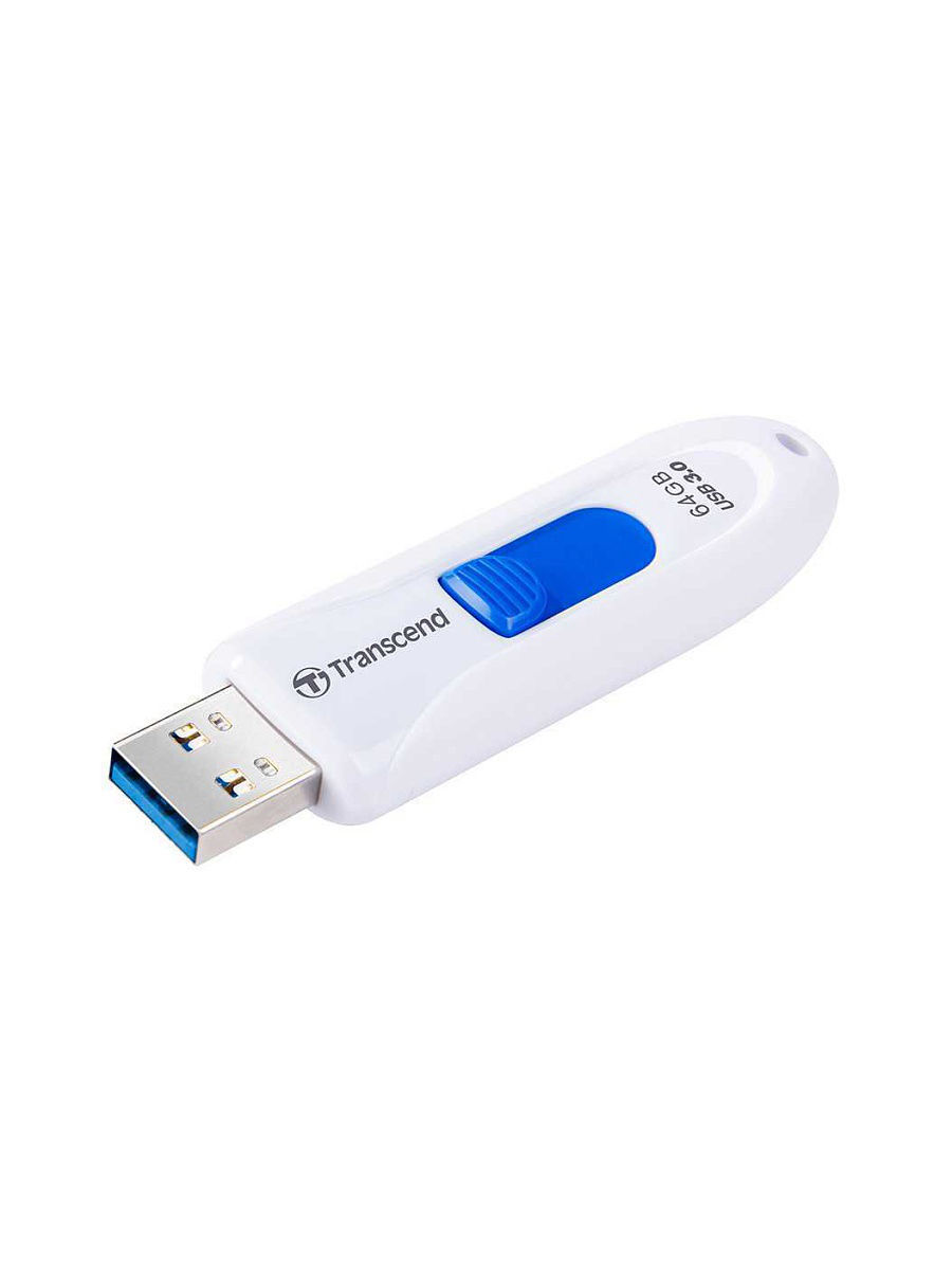 USB Флеш Transcend TS64GJF790W, 64GB/ USB 3.0/ белый