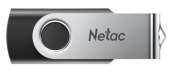 USB Флеш 128 ГБ 3.0 Netac U505 (NT03U505N-128G-32BK) серебристый/черный
