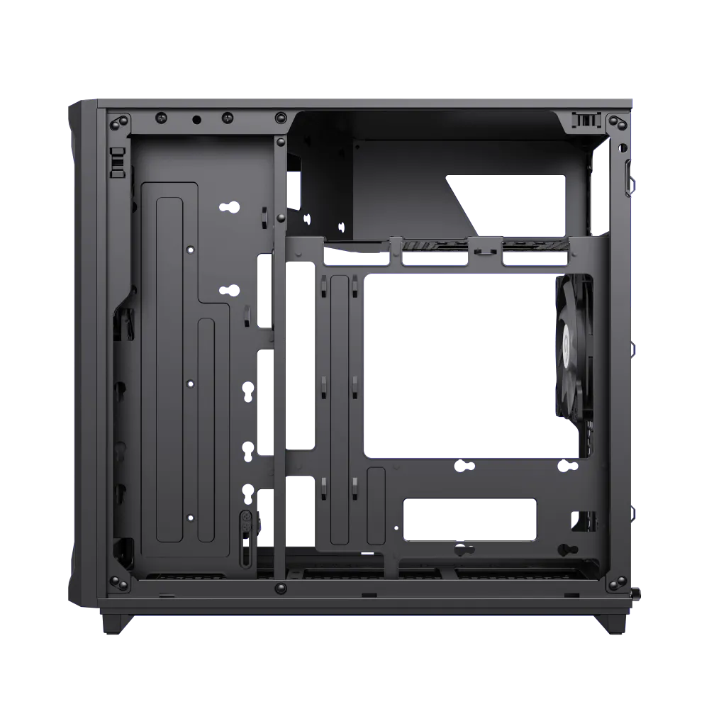 Корпус GameMax F35 BW Black (1116-4035R0003) [Midi Tower, 2 x 140x140 мм, черный]