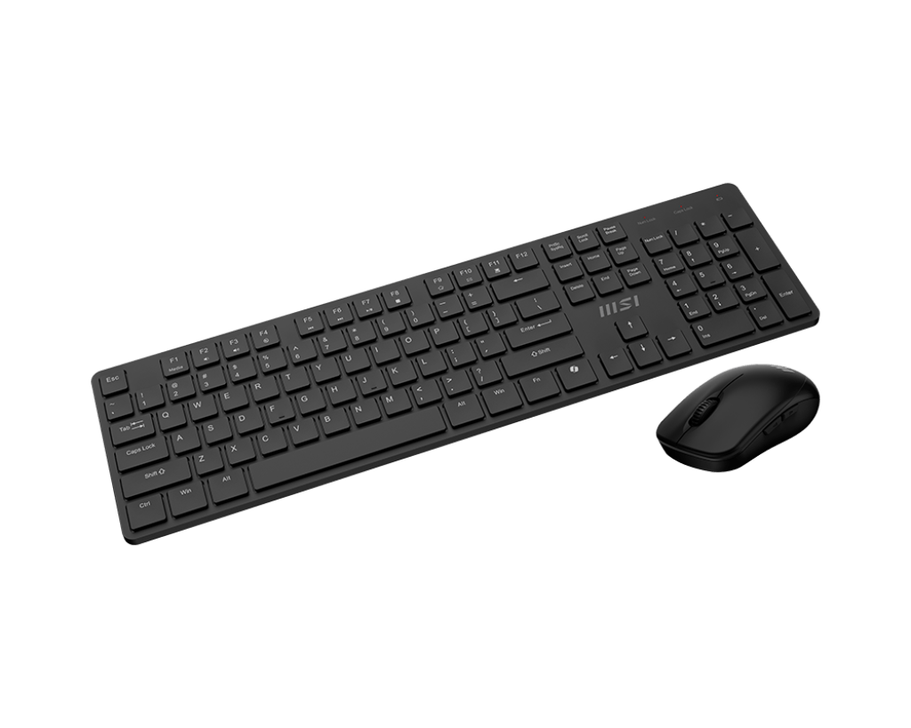 Комплект Клавиатура + Мышь MSI FORGE K200 W COMBO/104 кл./USB 2.0/5 кн. мышь/DPI 1000-1600/Черный