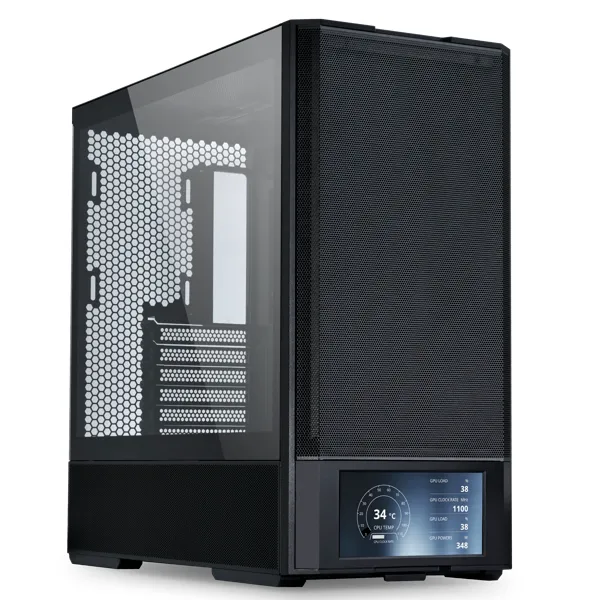Корпус Lian Li LANCOOL 207 DIGITAL (G99.LAN207DX.00) [Midi Tower, Без вентиляторов, черный]