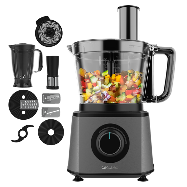 Кухонный комбайн Cecotec FoodProcessor Paprika 2000 Full черный