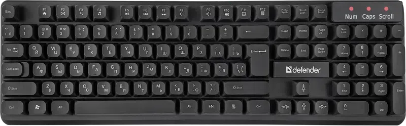 Клавиатура+мышь Defender Milan (C-992), беспроводная, черная