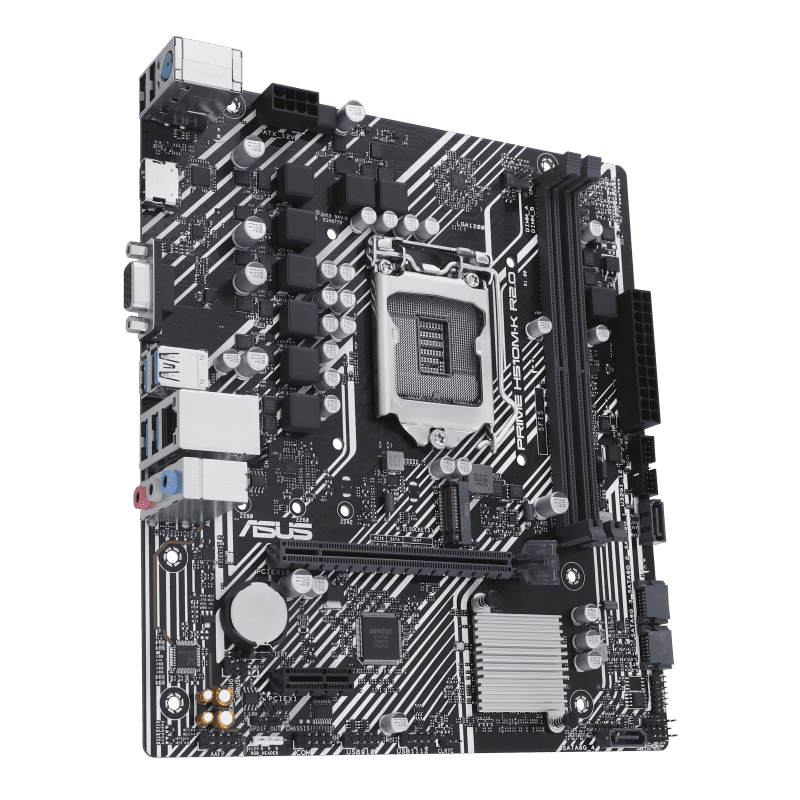 Материнская плата ASUS PRIME H510M-K R2.0 [LGA 1200, H470, 2xDDR 4, 1xM.2, 1xPCI-E x16, Micro-ATX] 