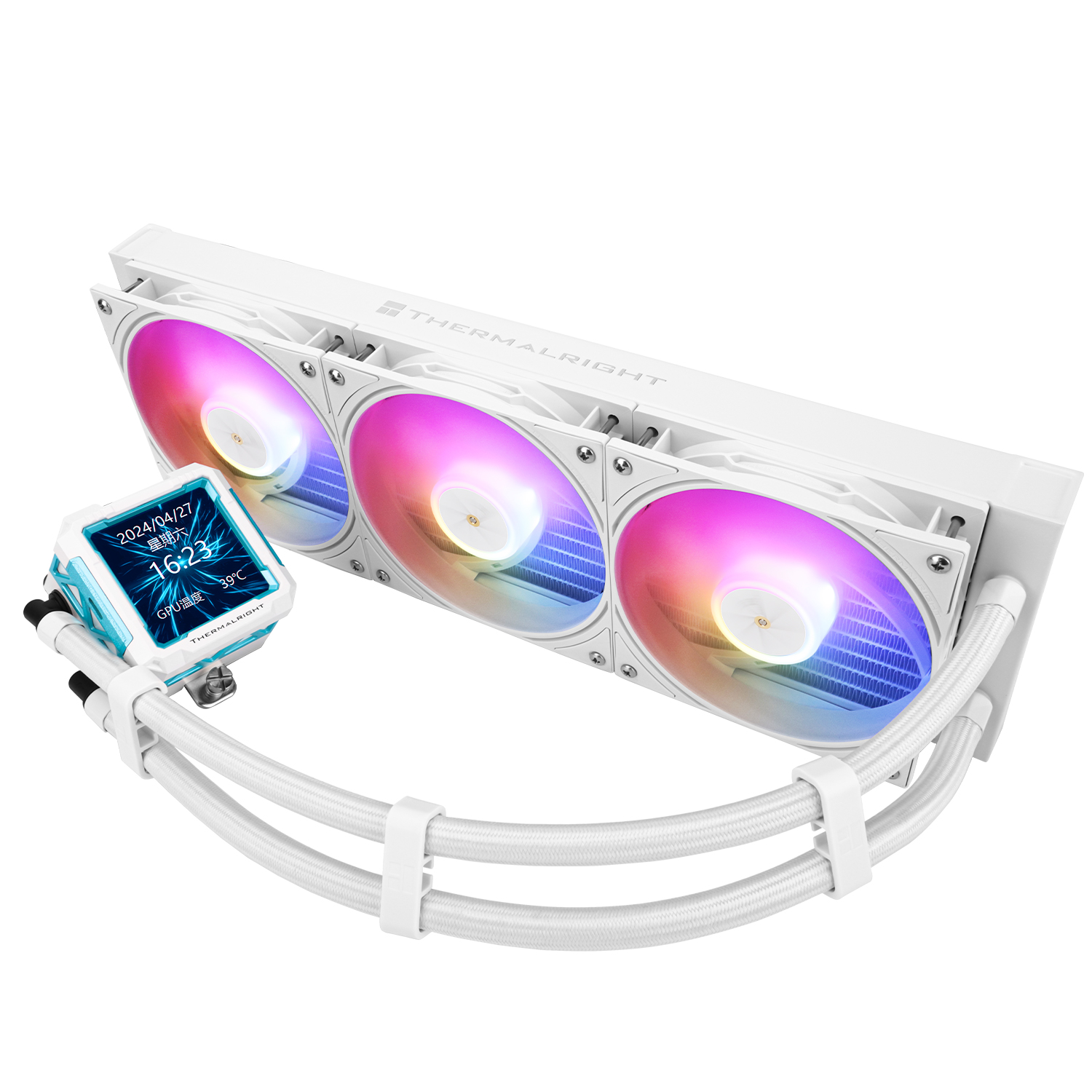 Система охлаждения Thermalright Frozen Warframe PRO 360 WHITE ARGB (TL-P12W-S) [120 мм, 2000 об/мин, 29.8 дБА, 4 pin]