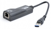 Адаптер USB на RJ-45 Gembird NIC-U3, черный - купить по цене 7 530 тг. в интернет-магазине Forcecom.kz