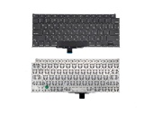 Клавиатура для ноутбука Apple MacBook Air A2337, RU, горизонтальный Enter, черная