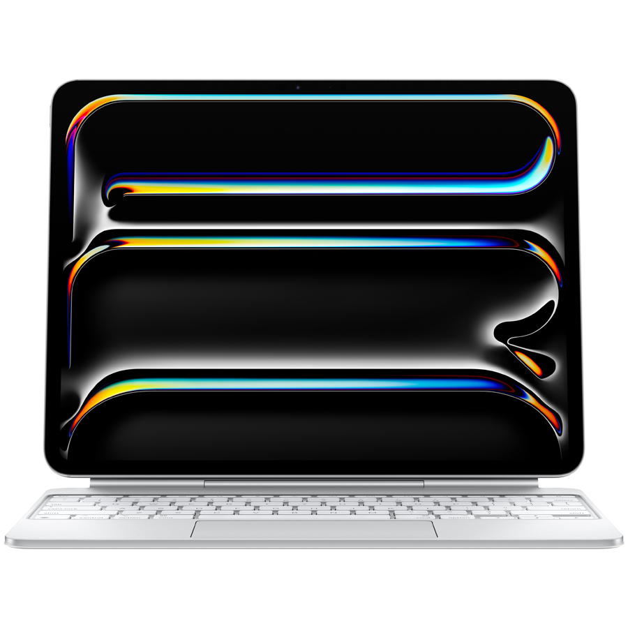 Клавиатура Apple Magic Keyboard for iPad Pro 13‑inch (M4,M5) (MWR43RS/A) Русская раскладка, Белый, Model A2974