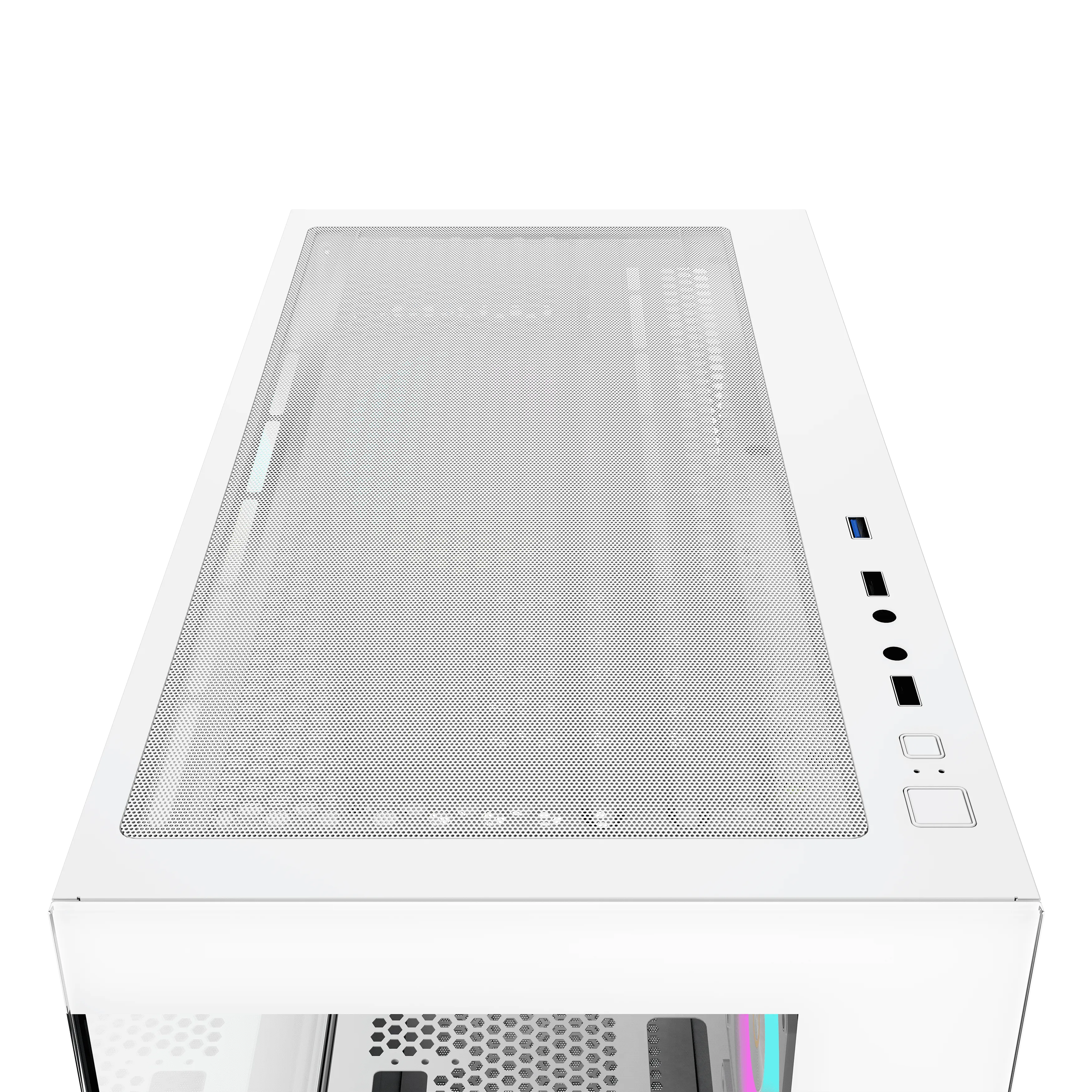 Корпус Ocypus Gamma C52 WH ARGB (Gamma-C52-WHD300XX-GL) [Mini Tower, 120 мм x 3 ARGB, белый]