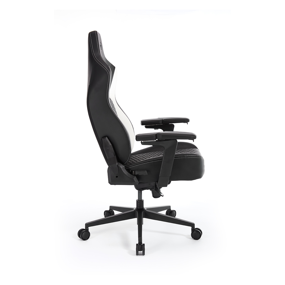 Игровое компьютерное кресло Aerocool CROWN Pro Racer White / черный + белый