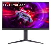 Монитор LG 27GR83Q-B [27", IPS, 2560x1440, 240 Гц, 1 мс, HDMI, DisplayPort]