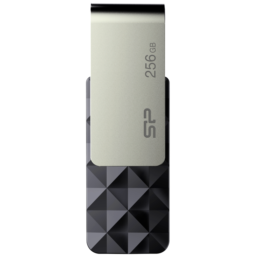 USB Флеш Silicon Power Blaze - B30 256ГБ (SP256GBUF3B30V1K) USB 3.2 Gen 1, Черный