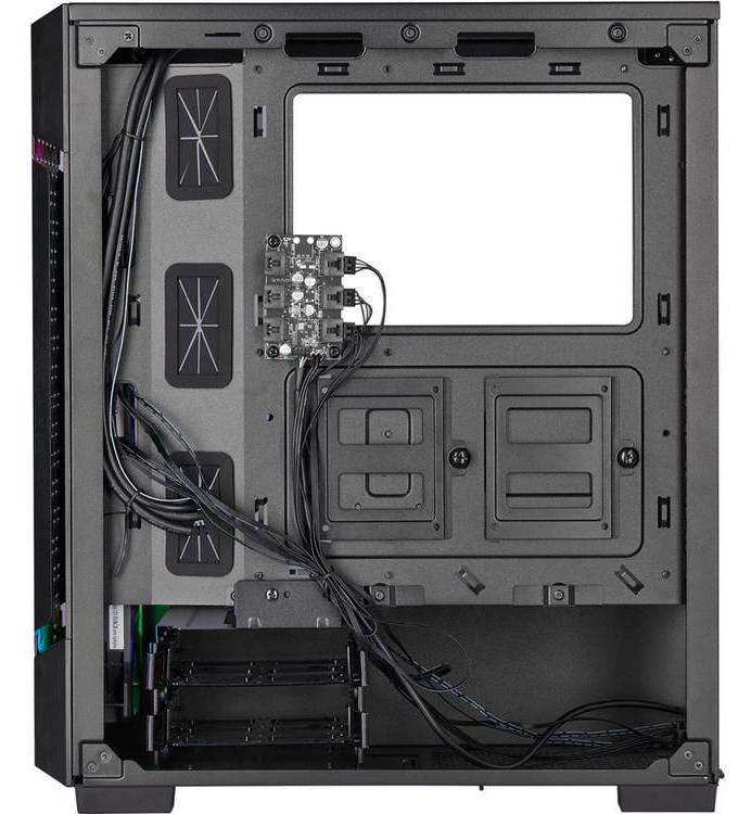 Корпус ПК без БП, Corsair iCUE 220T RGB, чёрный  - купить в интернет-магазине Forcecom.kz Корпус ПК без БП, Corsair iCUE 220T RGB, чёрный