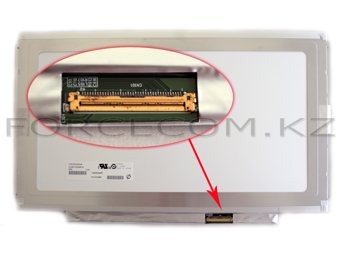 Матрица для ноутбука 13.3" Chunghwa, CLAA133WA01A, WXGA 1366х768, LED