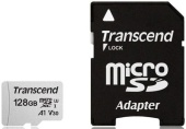 Карта памяти microSDHC, 128GB Class 10 U3 Transcend TS128GUSD300S-A