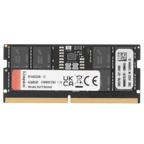 Оперативная память для ноутбука Kingston FURY Impact (KF548S38IB-16) [16 ГБ DDR 5, 4800 МГц, 1.1 В] 