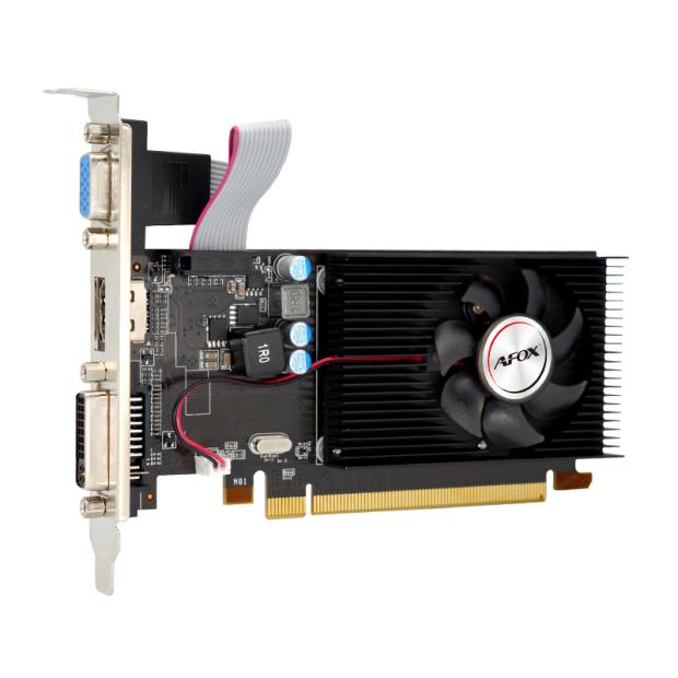 Видеокарта Afox Radeon R5 230 (AFR5230-2048D3L5) [2 ГБ, GDDR3, 64 бит, 625 МГц, DVI, HDMI, DisplayPort]